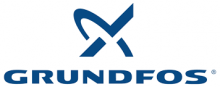 Logo Grundfos, fabricant de pompes partenaire d'Au Fil de l'Eau